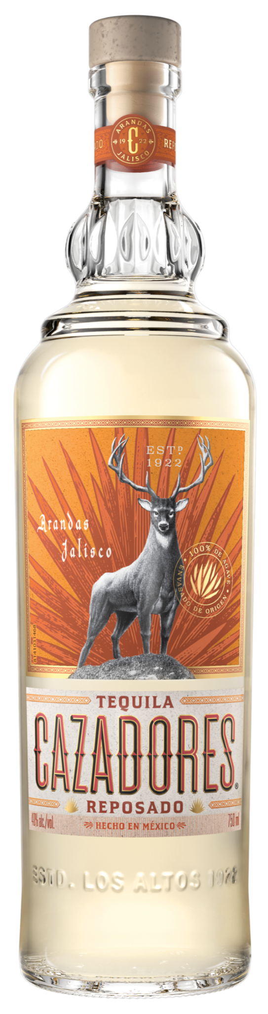 Tequila Cazadores Reposado 750 ML