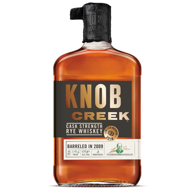 Knob Creek Cask Strength Rye Whiskey 750 ML