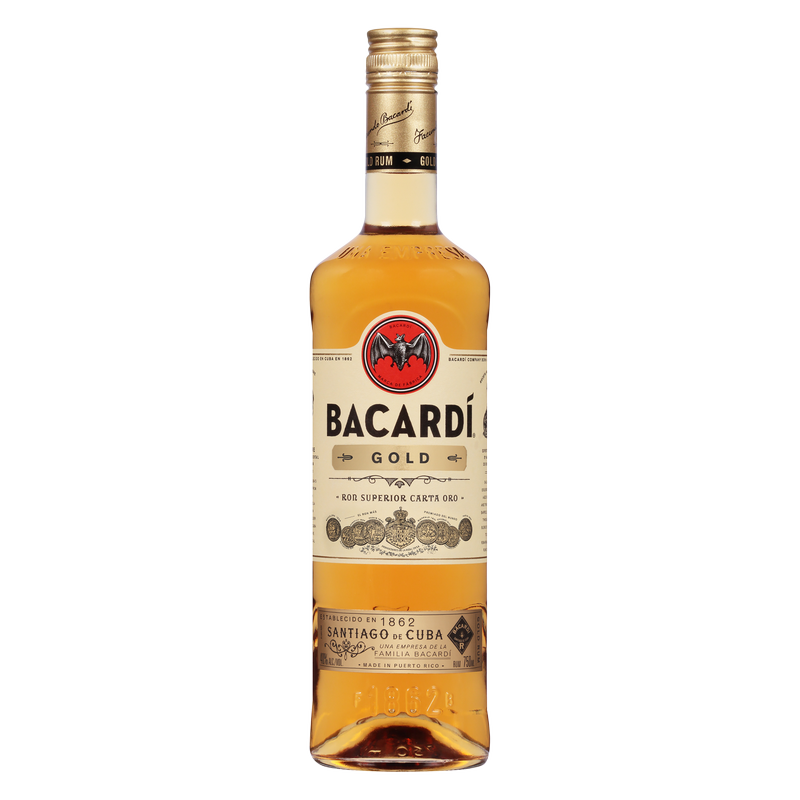 Bacardi Gold Rum 750 ML