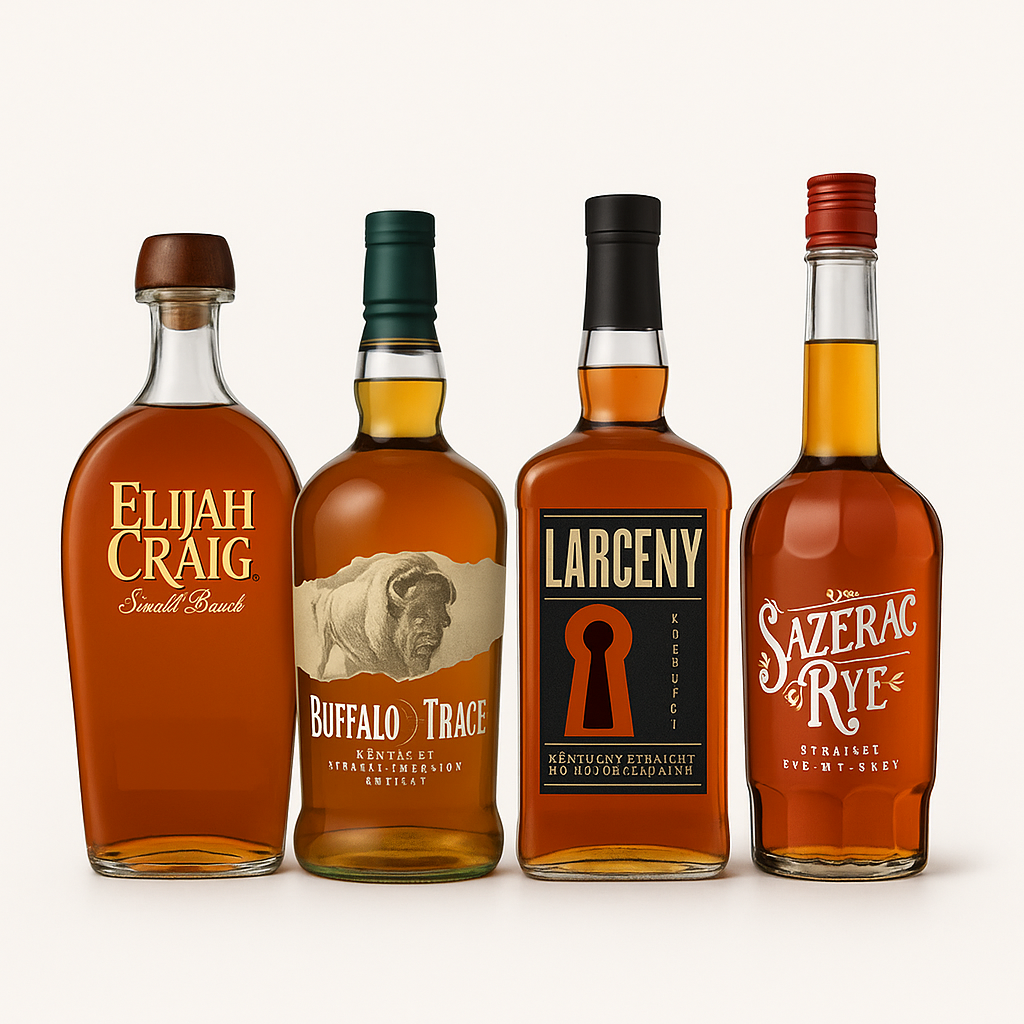 Elijah Craig Small Batch x Buffalo Trace x Larceny x Sazerac x Fireball 750 ML