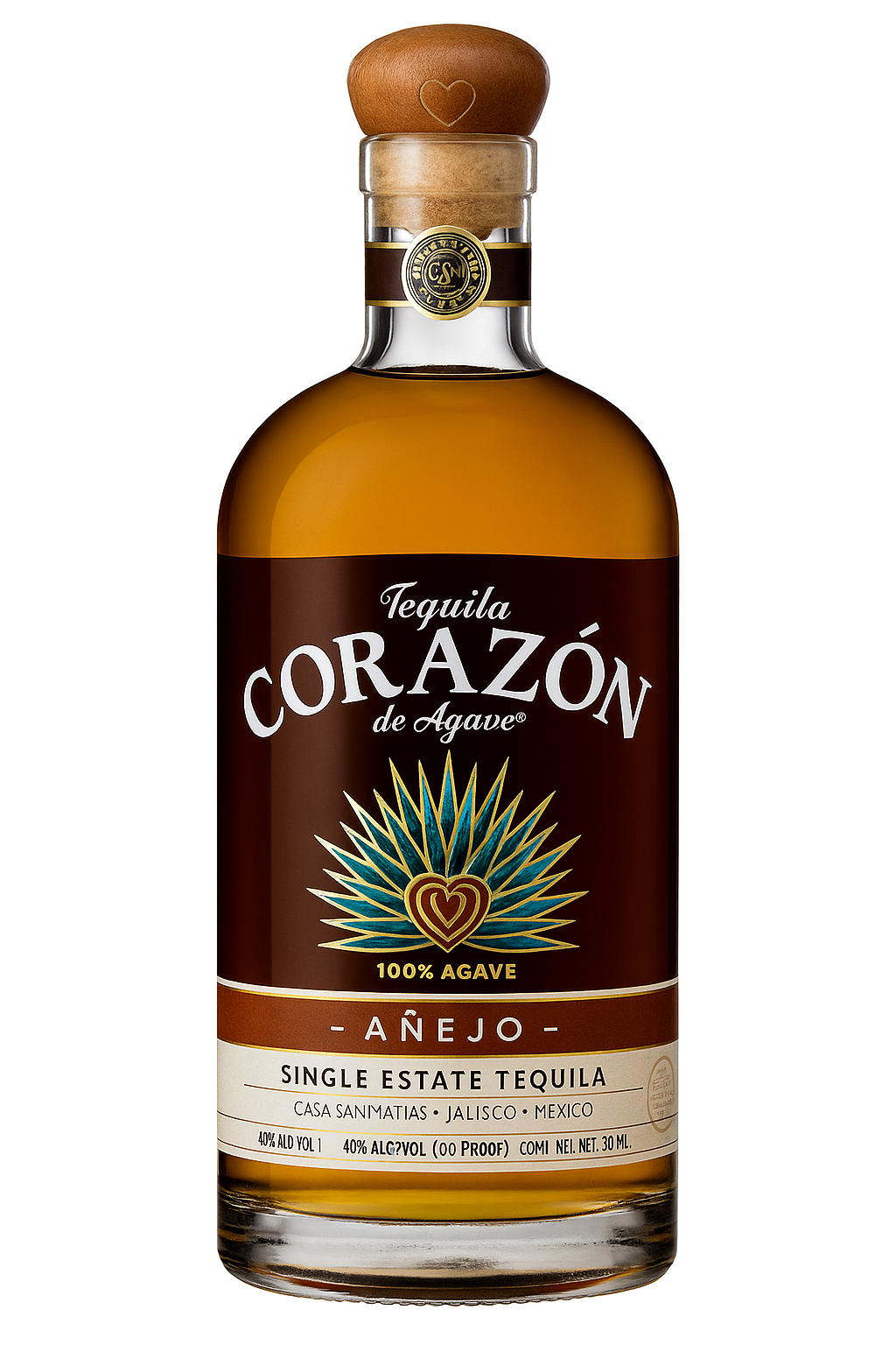 Corazón Tequila Añejo 750 ML
