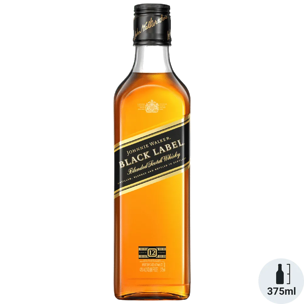 Johnnie Walker Black Label Scotch 375ml